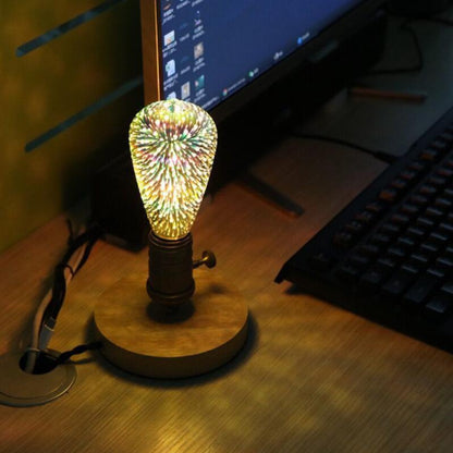 3D vuurwerk decoratieve LED-lampen