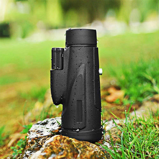 12X50 krachtige monoculaire telescoop met smartphone-adapter en statief