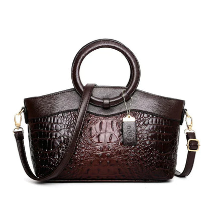 LuxeCroco  - Luxe handtas met krokodillenpatroon | 50% KORTING