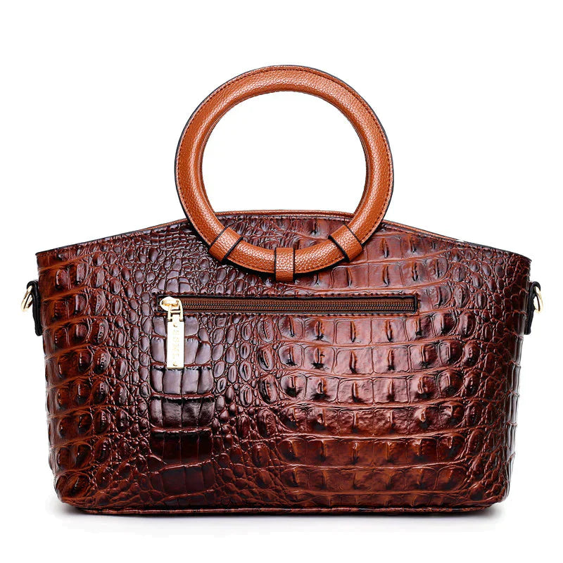 LuxeCroco  - Luxe handtas met krokodillenpatroon | 50% KORTING