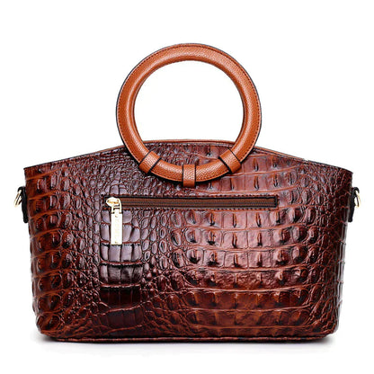 LuxeCroco  - Luxe handtas met krokodillenpatroon | 50% KORTING