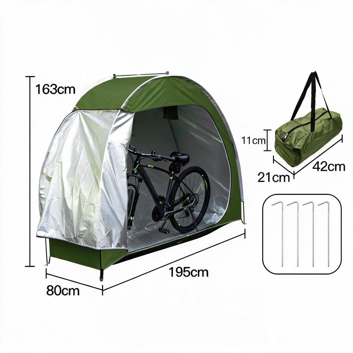 BikeShield — Weerbestendige Fietstent | 50% KORTING
