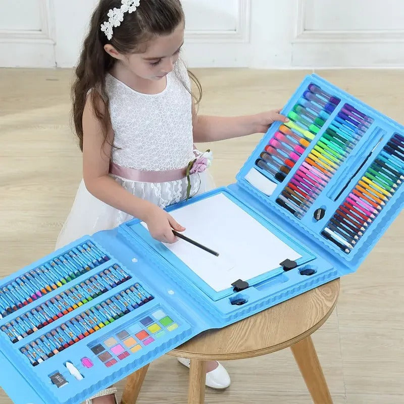 KreativBox - 208 kunstschilderijsets voor kinderen | 50% KORTING