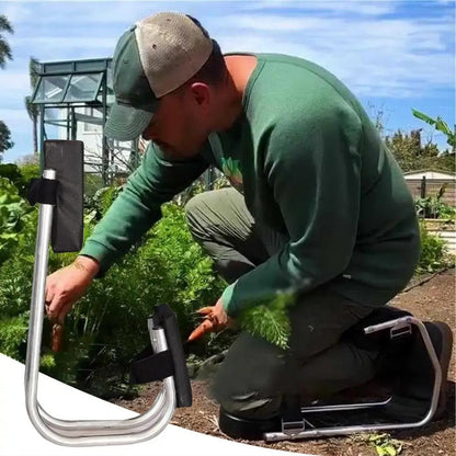 Knieguard™ draagbare tuinknie en kruk met verstelbare beugel