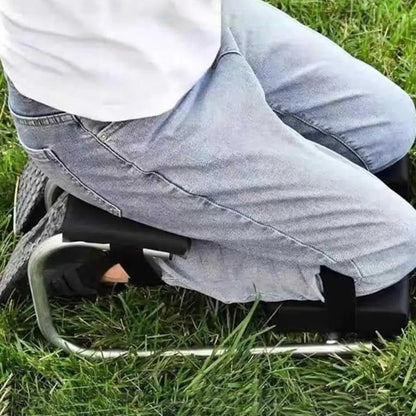 Knieguard™ draagbare tuinknie en kruk met verstelbare beugel