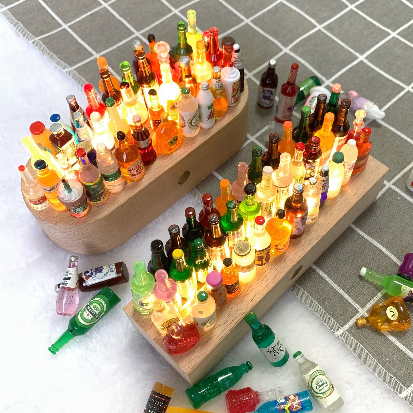 LichtCreatie - DIY LED USB Wijnfles Nachtlampje | 50% KORTING