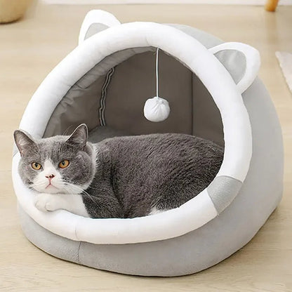 Kattenbed - Comfortabele Schuilplek Met Afneembaar Kussen