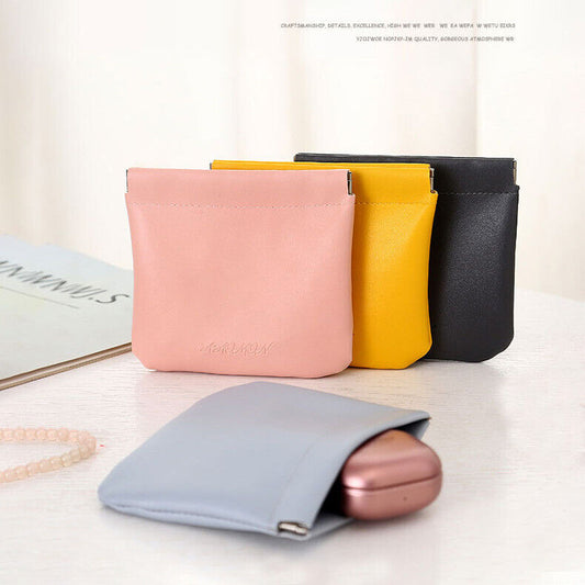 Draagbare, zelfsluitende, waterdichte leren opbergtas voor cosmetica | 1+1 GRATIS