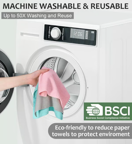 EcoWipe – Herbruikbare microvezeldoekrol | 10+10 GRATIS