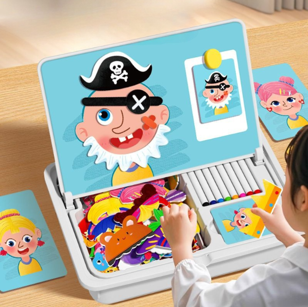 EduMag – Magnetisch Gezicht Puzzel & Aankleedspel