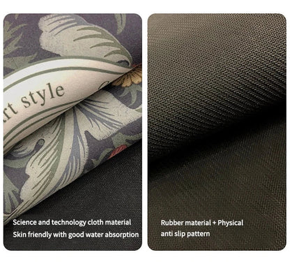 Wasbare keukenmat – absorberend bloemenontwerp voor stijl en functionaliteit