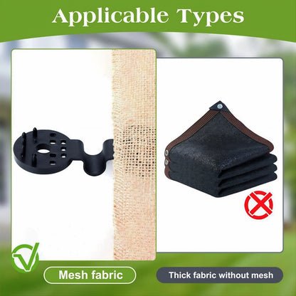 MeshFasteners™ – Naadloze veiligheid voor elke schaduwdoek | 50+50 GRATIS