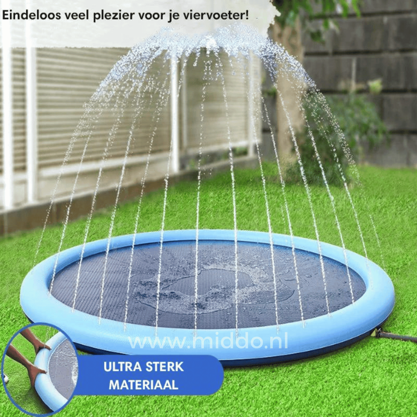 SplashZone™ – Draagbaar Waterspeelbad voor Kinderen & Huisdieren | 50% KORTING