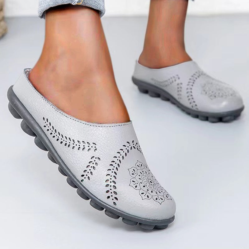 Casual pantoffels met gaten in alle kleuren