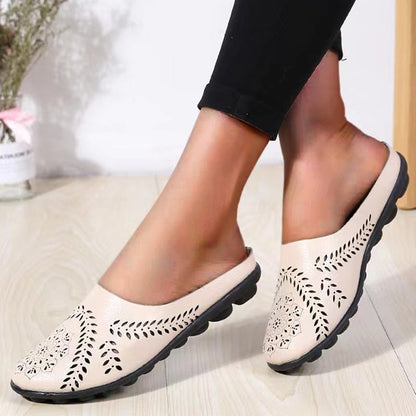 Casual pantoffels met gaten in alle kleuren