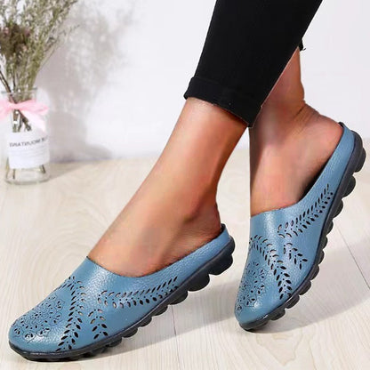 Casual pantoffels met gaten in alle kleuren