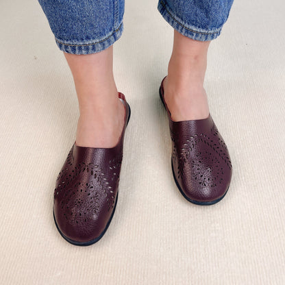 Casual pantoffels met gaten in alle kleuren