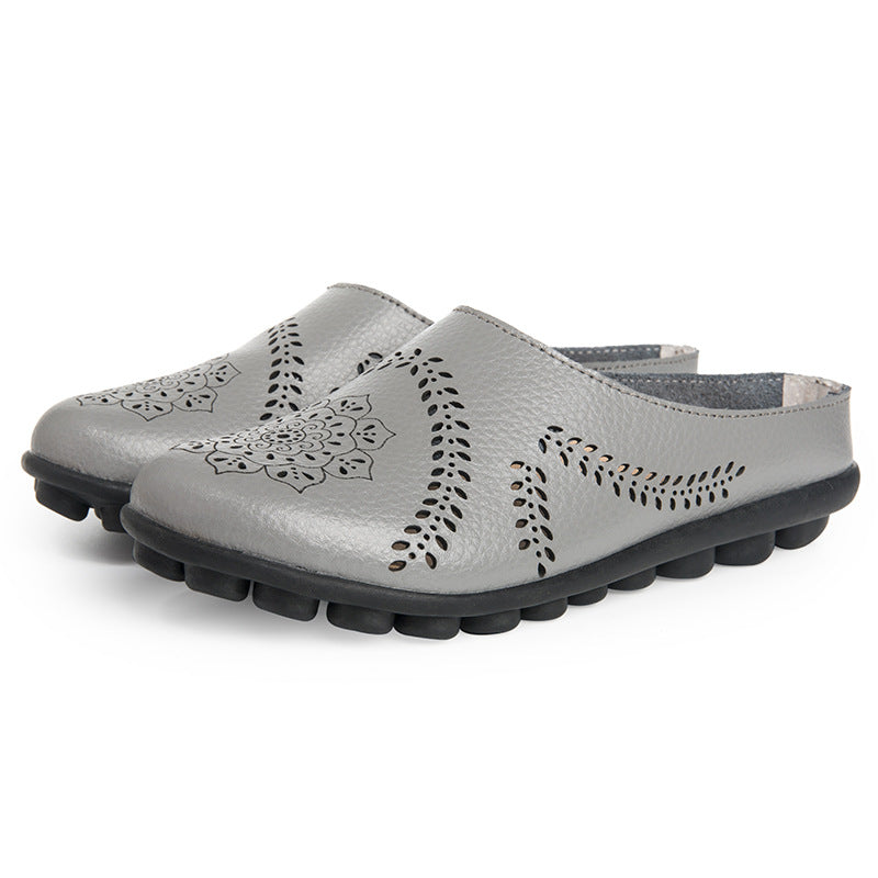 Casual pantoffels met gaten in alle kleuren