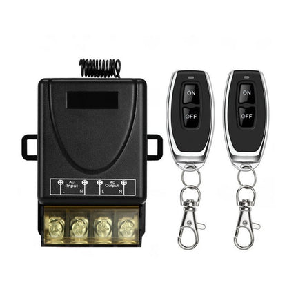 Draadloze afstandsbedieningsschakelaar en ontvangerset, geen bedrading