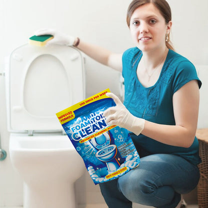 Schuimende toiletreiniger in poedervorm