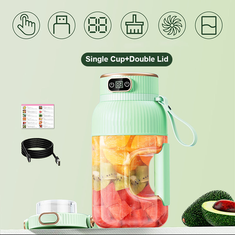 JuicyGo™ - De multifunctionele, draagbare sapcentrifuge voor verse vitamines overal