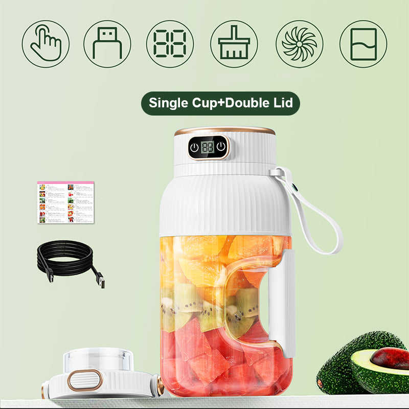 JuicyGo™ - De multifunctionele, draagbare sapcentrifuge voor verse vitamines overal