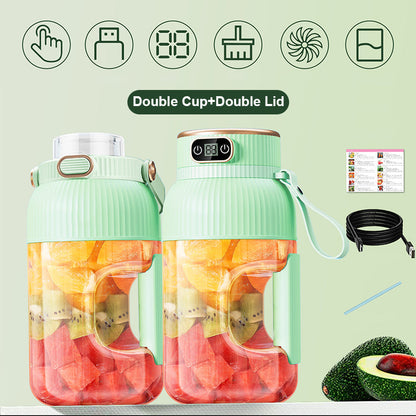 JuicyGo™ - De multifunctionele, draagbare sapcentrifuge voor verse vitamines overal