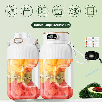JuicyGo™ - De multifunctionele, draagbare sapcentrifuge voor verse vitamines overal
