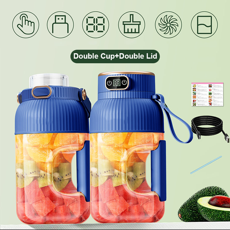 JuicyGo™ - De multifunctionele, draagbare sapcentrifuge voor verse vitamines overal