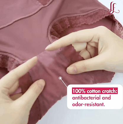 LaceComfort – Dames kanten slip met hoge taille | 1+1 GRATIS