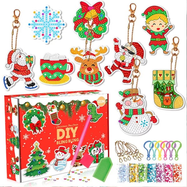 SparkleCraft - Nieuw ontwerp Kerst Diamond Sticker Kit | 50% KORTING