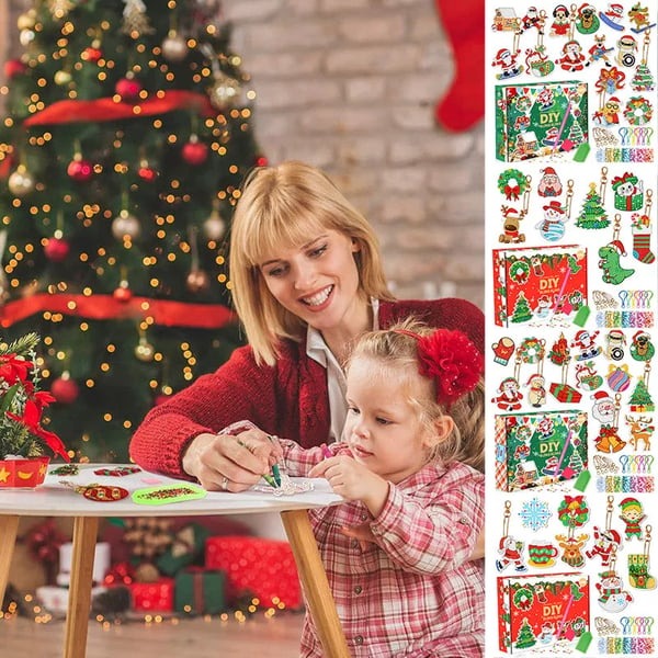 SparkleCraft - Nieuw ontwerp Kerst Diamond Sticker Kit | 50% KORTING