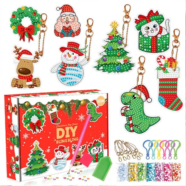 SparkleCraft - Nieuw ontwerp Kerst Diamond Sticker Kit | 50% KORTING