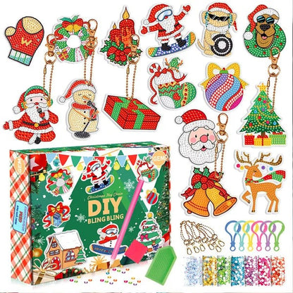 SparkleCraft - Nieuw ontwerp Kerst Diamond Sticker Kit | 50% KORTING