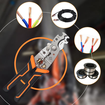 Multifunctionele kabelstripper en krimptang