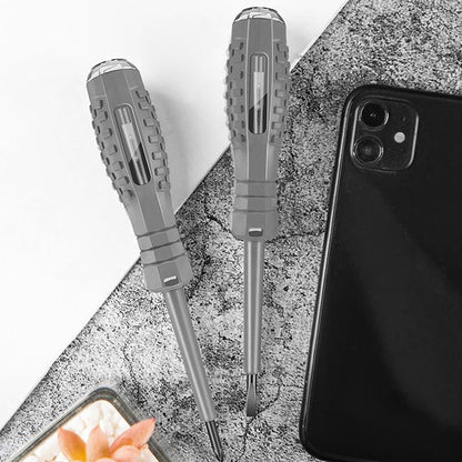 Een magnetische schroevendraaier en spanningstester