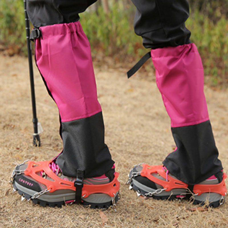 Anti-slip outdoor stijgijzers voor wandelschoenen en -schoenen
