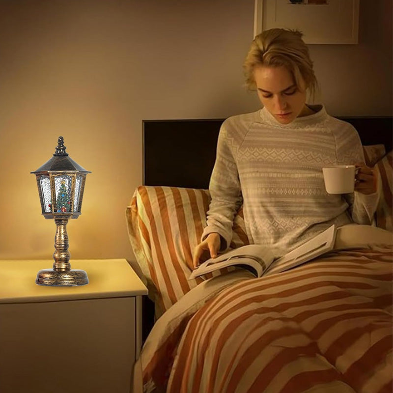 NordicGlow – Kerstverlichting Sneeuwnachtlampje met muziek