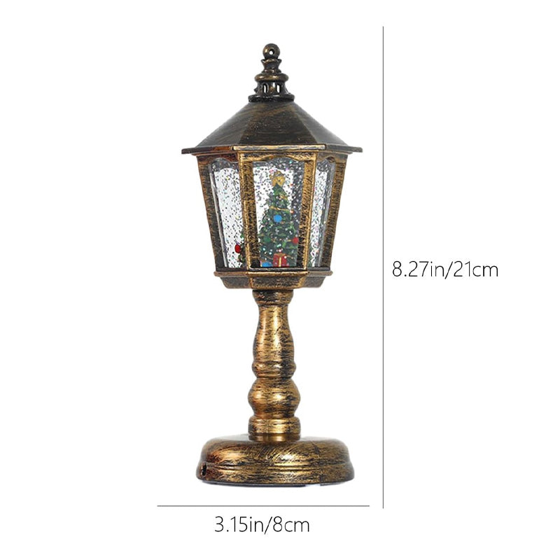 NordicGlow – Kerstverlichting Sneeuwnachtlampje met muziek