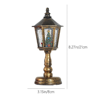 NordicGlow – Kerstverlichting Sneeuwnachtlampje met muziek