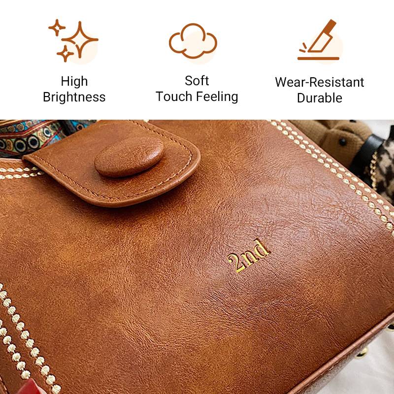 Vintage modetas met verstelbare riem