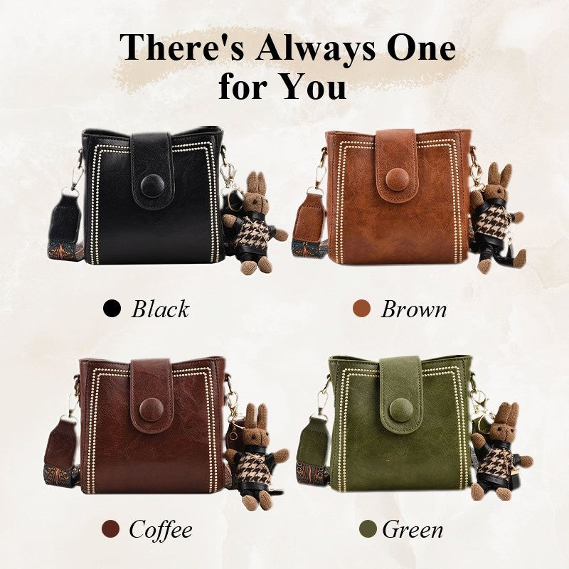 Vintage modetas met verstelbare riem