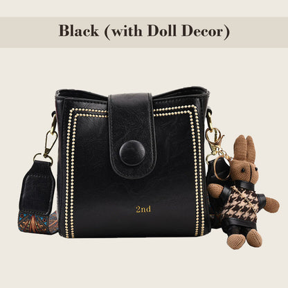 Vintage modetas met verstelbare riem