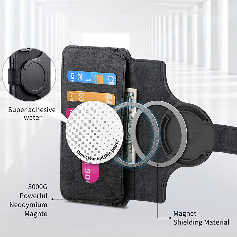 MagnoCase™ 3-in-1 lederen hoesje - afneembaar, magnetisch & allround bescherming voor je mobiele telefoon