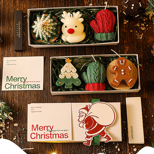 FestiveGlow – Kerstgeurkaarsenset in geschenkdoos