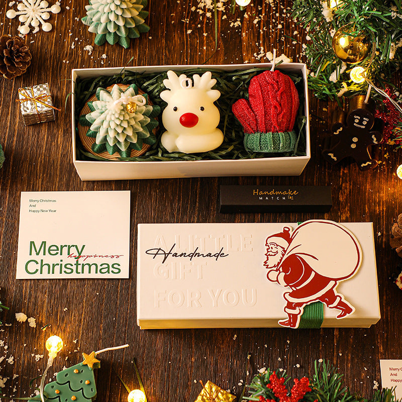 FestiveGlow – Kerstgeurkaarsenset in geschenkdoos