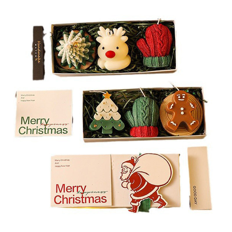 FestiveGlow – Kerstgeurkaarsenset in geschenkdoos