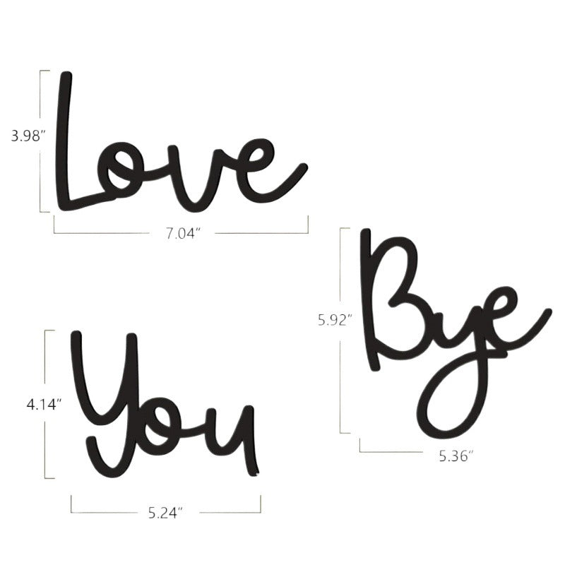 Uitmuntende alfabet-houtschild, huisdecoratie