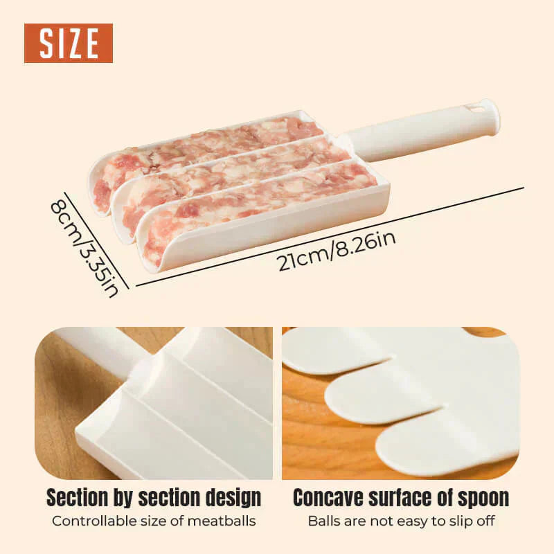 CreativeKitchen – Drievoudige gehaktballenmaker | 1+1 GRATIS