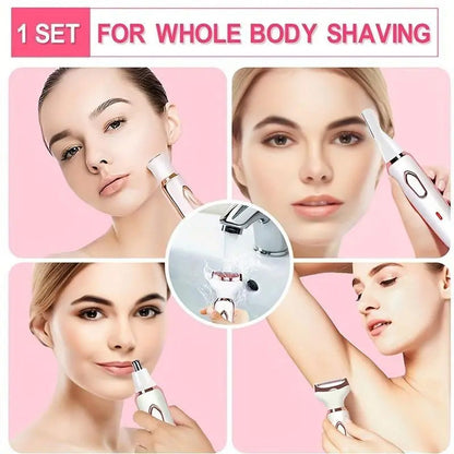 SilkyGlow™ 4-in-1 snoerloos scheerapparaat voor dames